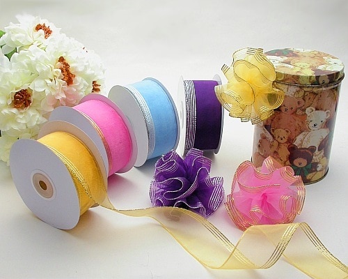 Gift-wrapping and pull-flower-wrapping,Wedding,woven ribbon, Pull ...