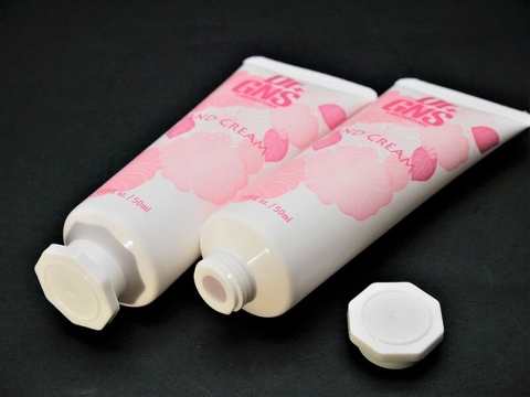 Wholesale Empty Cosmetic Plastic Tube Packaging with Octagonal Screw Cap for Hand Cream, Lotion