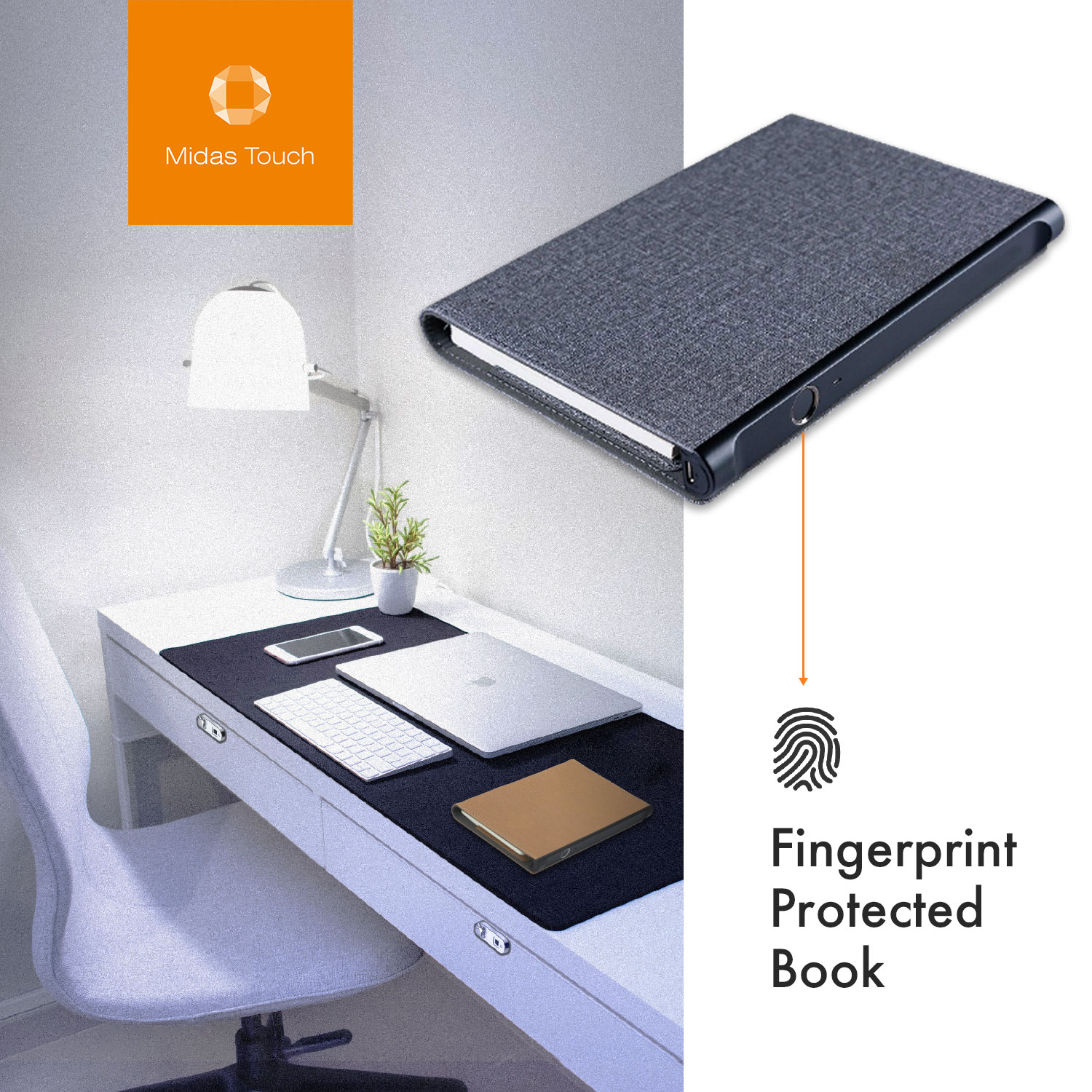 Cabinet Lock Fingerprint Password Unlock Drawer Mini Smart Lock