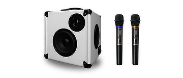 Wireless boombox microphone