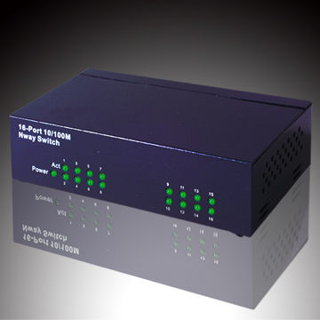 Mini 16Port 10/100M Fast Ethernet Switching Hub