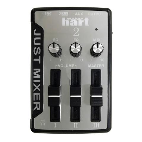 Maker Hart Just Mixer 2 Silver 120V dj dontroller USB mixer audio