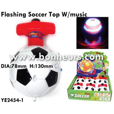 FLASHING SOCCER TOP W/MUSIC