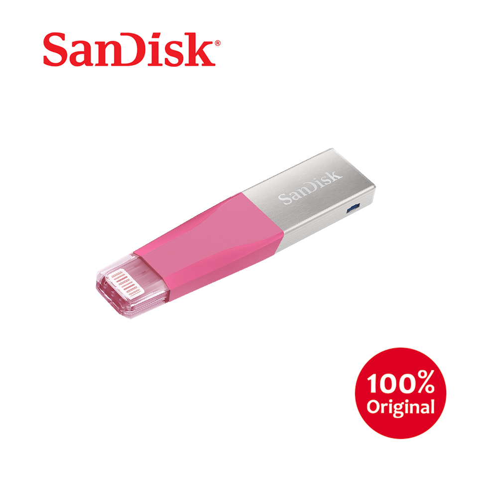 Original Sandisk ixpand OTG 64GB 128GB USB Flash Drive Pink For Mobile Phone Taiwantrade
