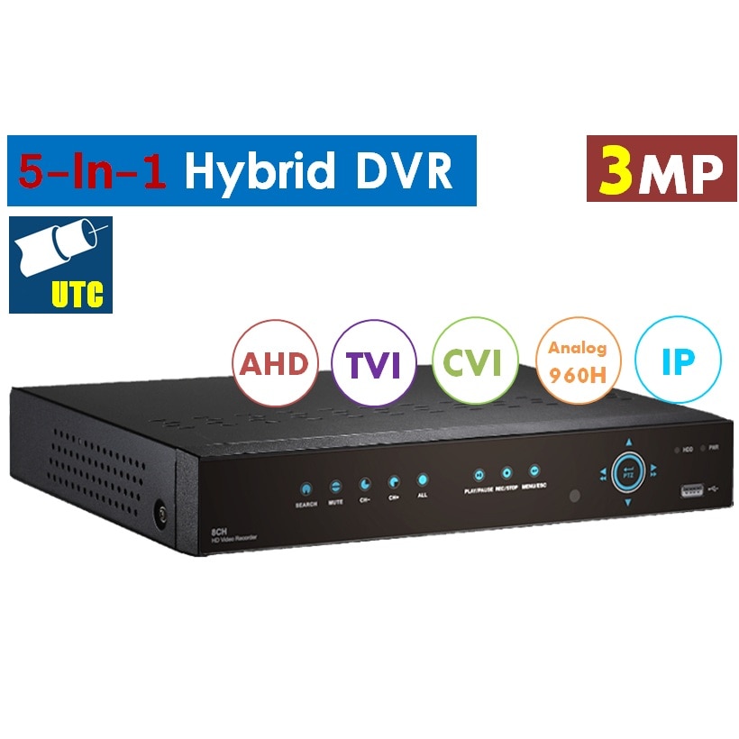 16CH 3MP 5-In-1 Hybrid DVR | Taiwantrade
