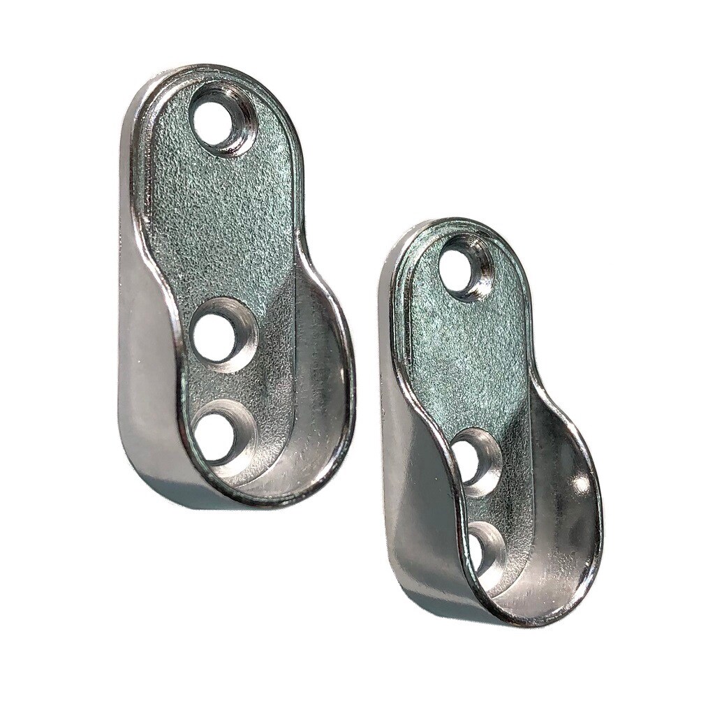 Oval Closet Rod End Support Bracket | Taiwantrade
