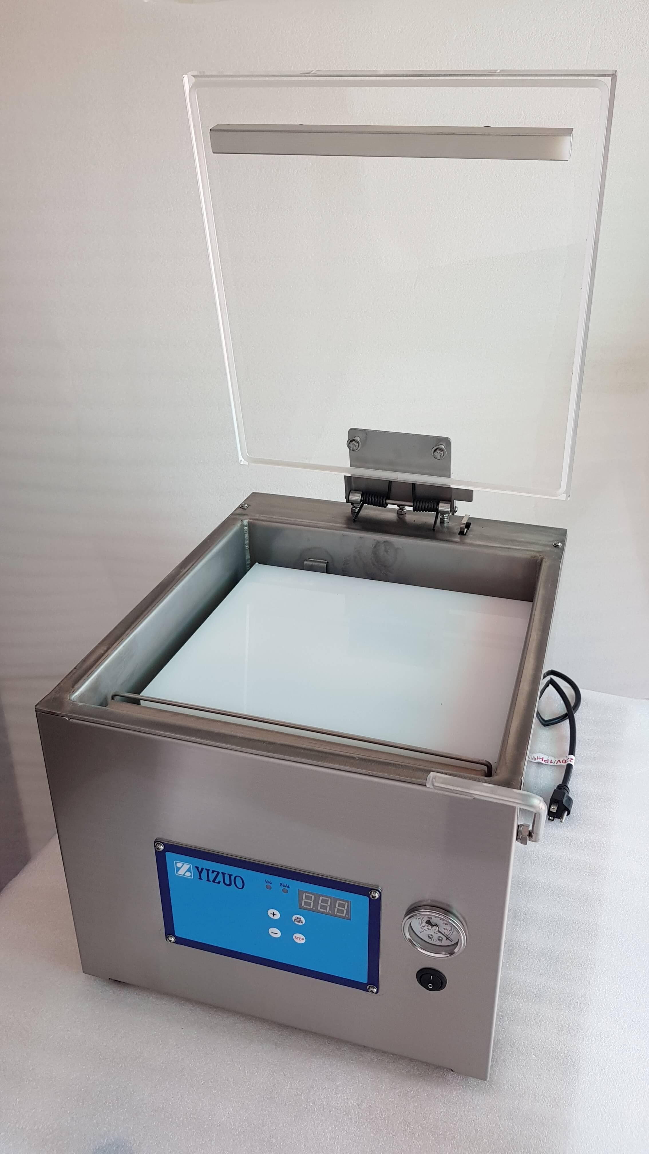 Stainless Steel Desktop Vacuum Sealer with 300mm seal bar & Transparent