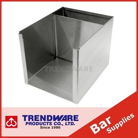 Stainless Steel Napkin Holder - 2 Compartment