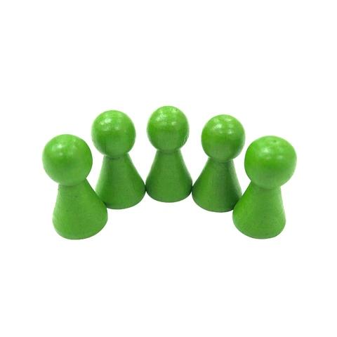 15*27mm Light Green Wooden Pawn