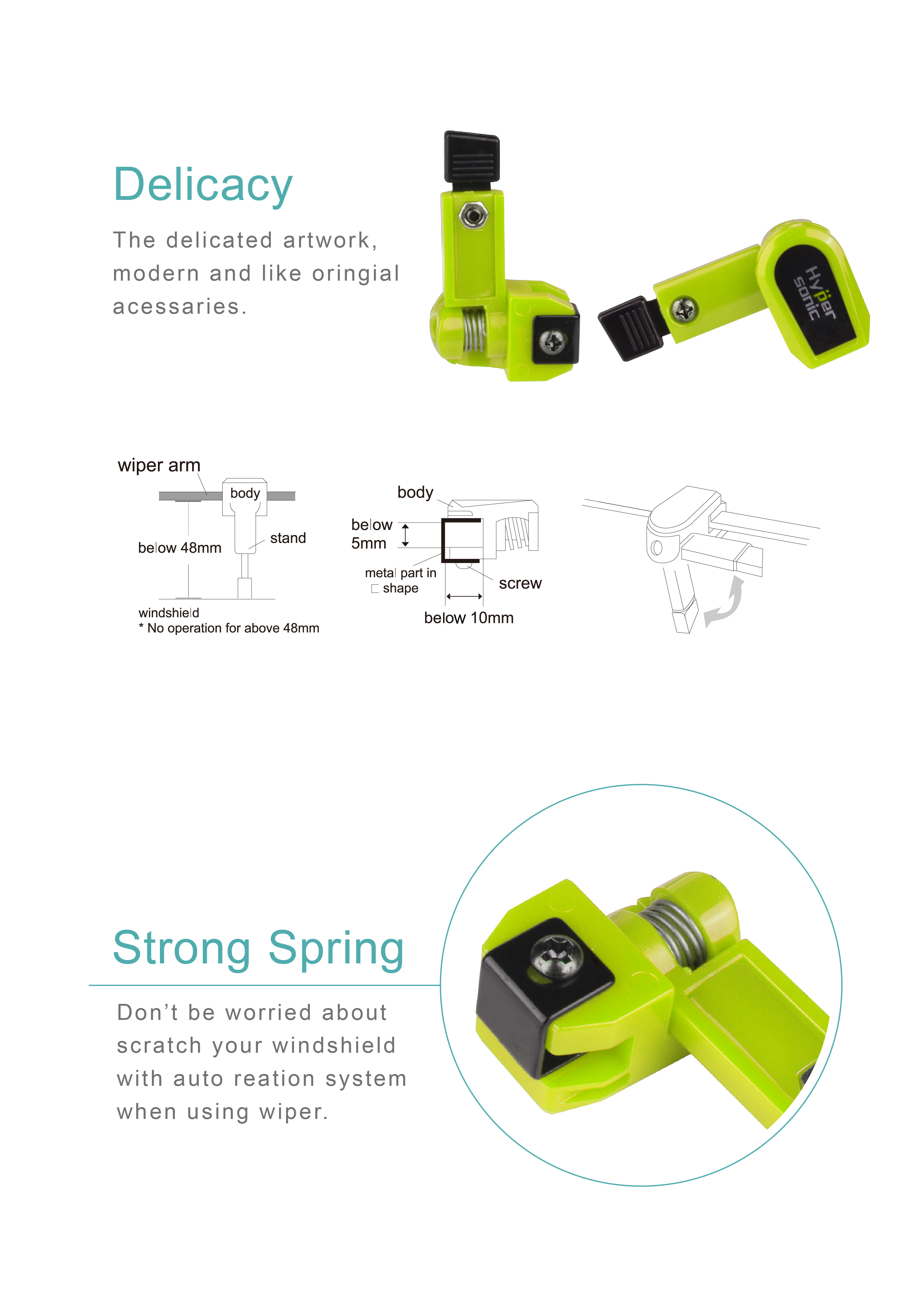 Manufacturer Universal Windshield wiper stand for car Made in