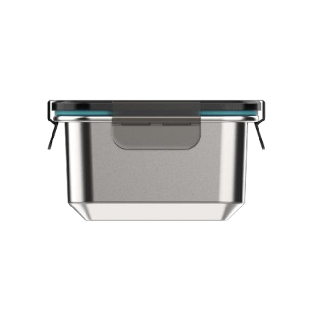 PP Lid Microwave Safe Stainless Steel Food Container