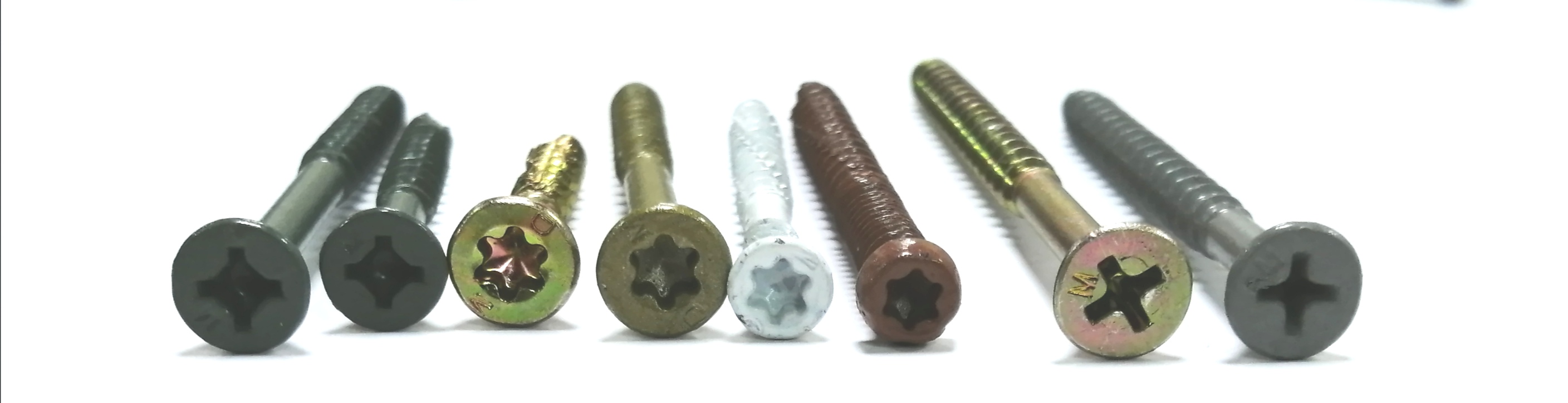 Screw drives, most common types of screw drives.