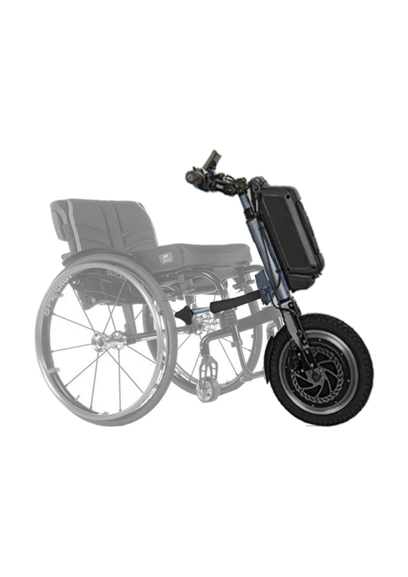 Wheelchair Power Attachment w/ Electric Motor Kit 16" Driving Wheel