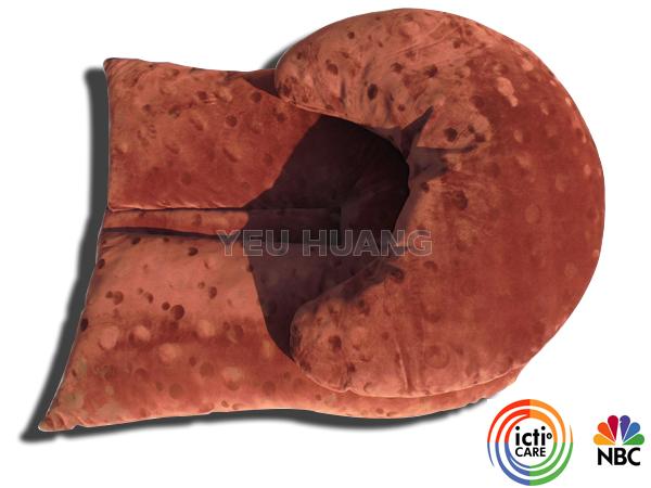 Large Plush Backrest Floor Cushion Pillow Maker Supplier