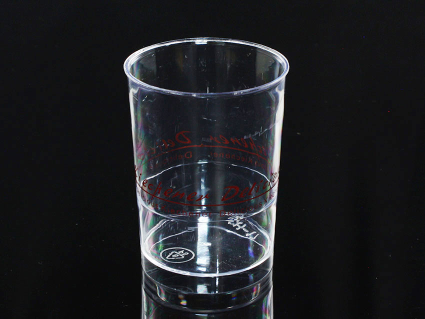 140ml Round Clear Plastic Mini Dessert Serving Cups