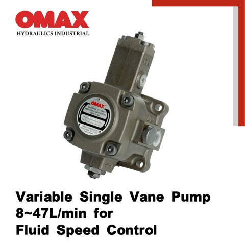 Variable Single Vane Pump 8~47L/min for Industrial Fluid Speed Control