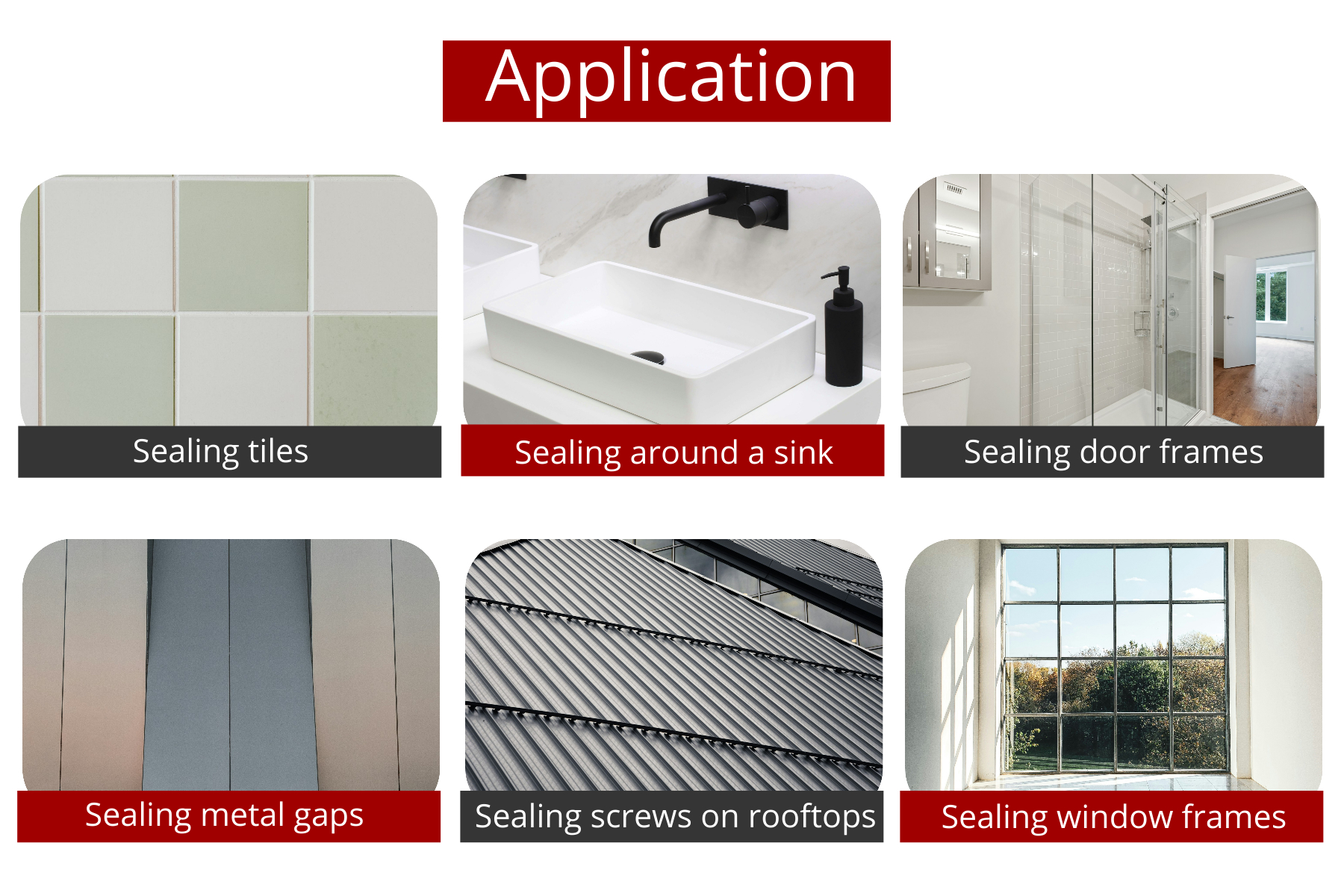 Silicone gun application