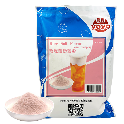 Beverage Topping Creamer Rose Salt Flavor Foam Topping