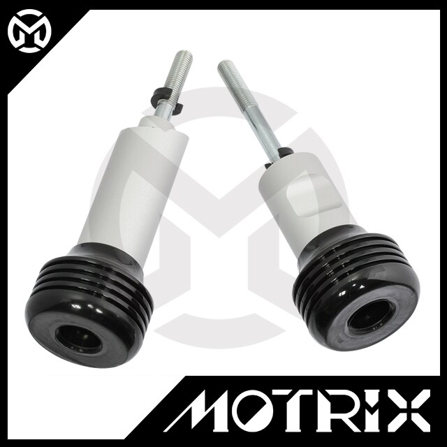 Front & Rear Axle Slider Crash Protectors For Kawasaki Ninja ZX-6R/10R/14R (Multiple Years)