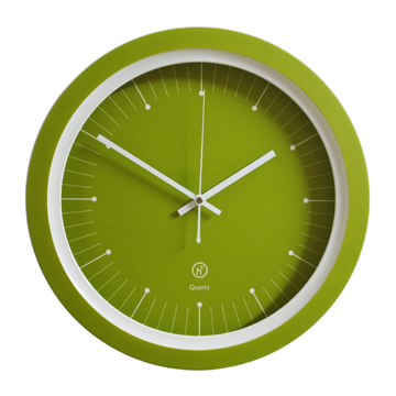 a.cerco Wall Clock Luna Grass Green