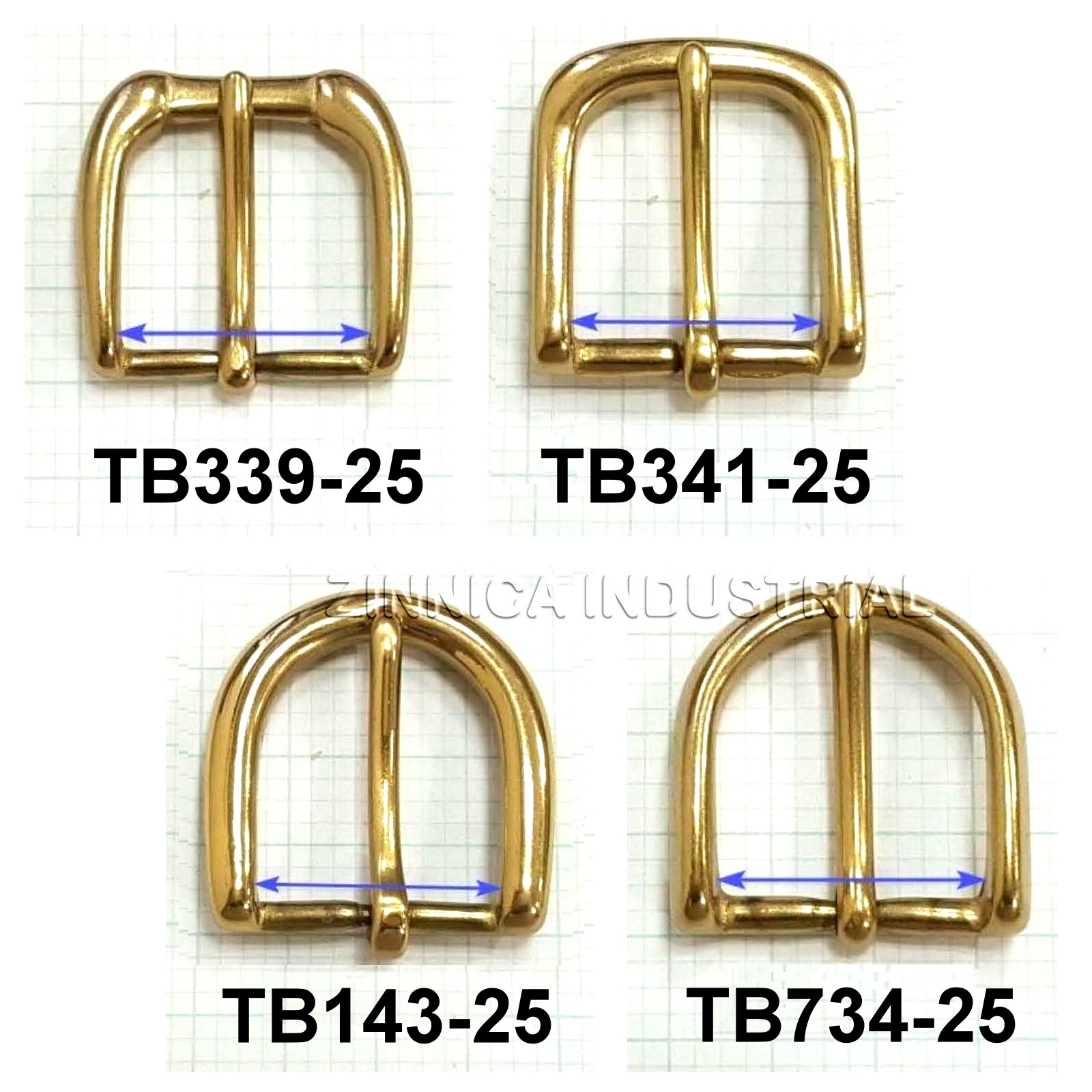 Solid Brass Belt Buckles For Ladies Leather Belts 25mm Taiwantrade   Brass Buckle 25 02 