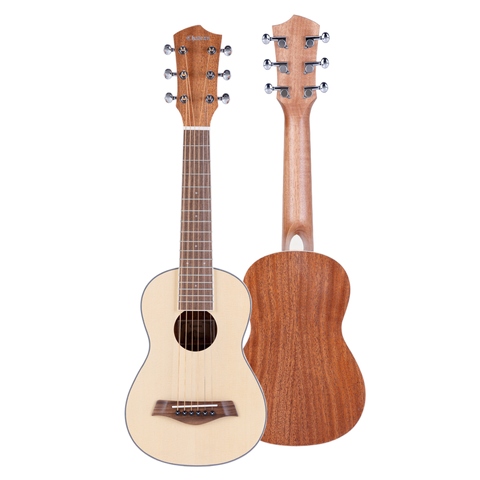 Chateau Ukulele - Satin Spruce Top Mahogany Guitarlele  - GTLE4