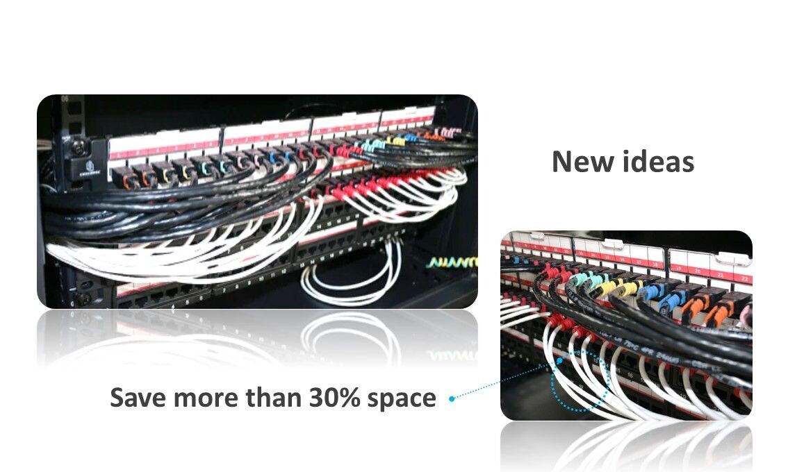 Cable de conexión CRXCONEC generalmente combinado con panel de conexión servido en el centro de datos. Cuando nuestro cable de conexión con panel de conexión se coloca en el armario de rack, el cable de conexión CRXCONEC es mucho más fácil de identificar.