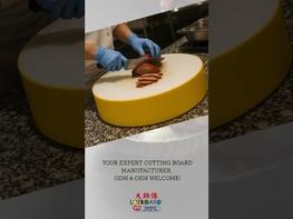 Established in 1985, LOTUS PRECISION, INC. specializes in the research, development, and production of plastic cutting boards. With extensive experience, we have perfected a fully automated production process, ensuring top quality, excellent service, and competitive pricing. We are committed to collaborating with customers to create new opportunities and expand markets. Website： https://taiwanlotus.en.taiwantrade.com/ https://www.tawanlotus.com.tw/en/index.html