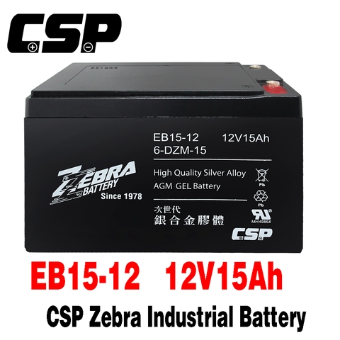 CSP Zebra  EB15-12 Electric Bike Battery