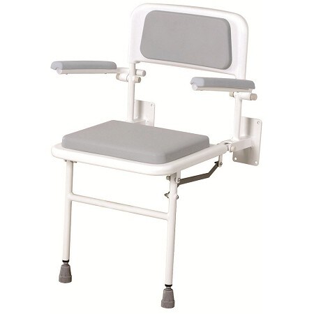 shower seat with arms and back