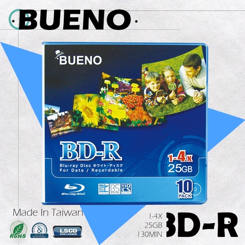 Blu-ray Discs 25GB 1-6X Taiwan Bueno/ Free Samples ...
