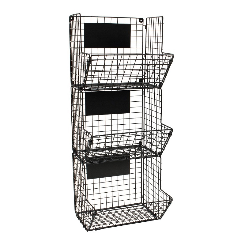 Wall Mounted 3-Tier Wire Storage Rack | Taiwantrade.com