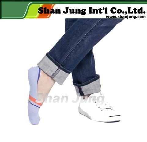 Socks, Men's Cotton Pattern Shoe Liner Socks