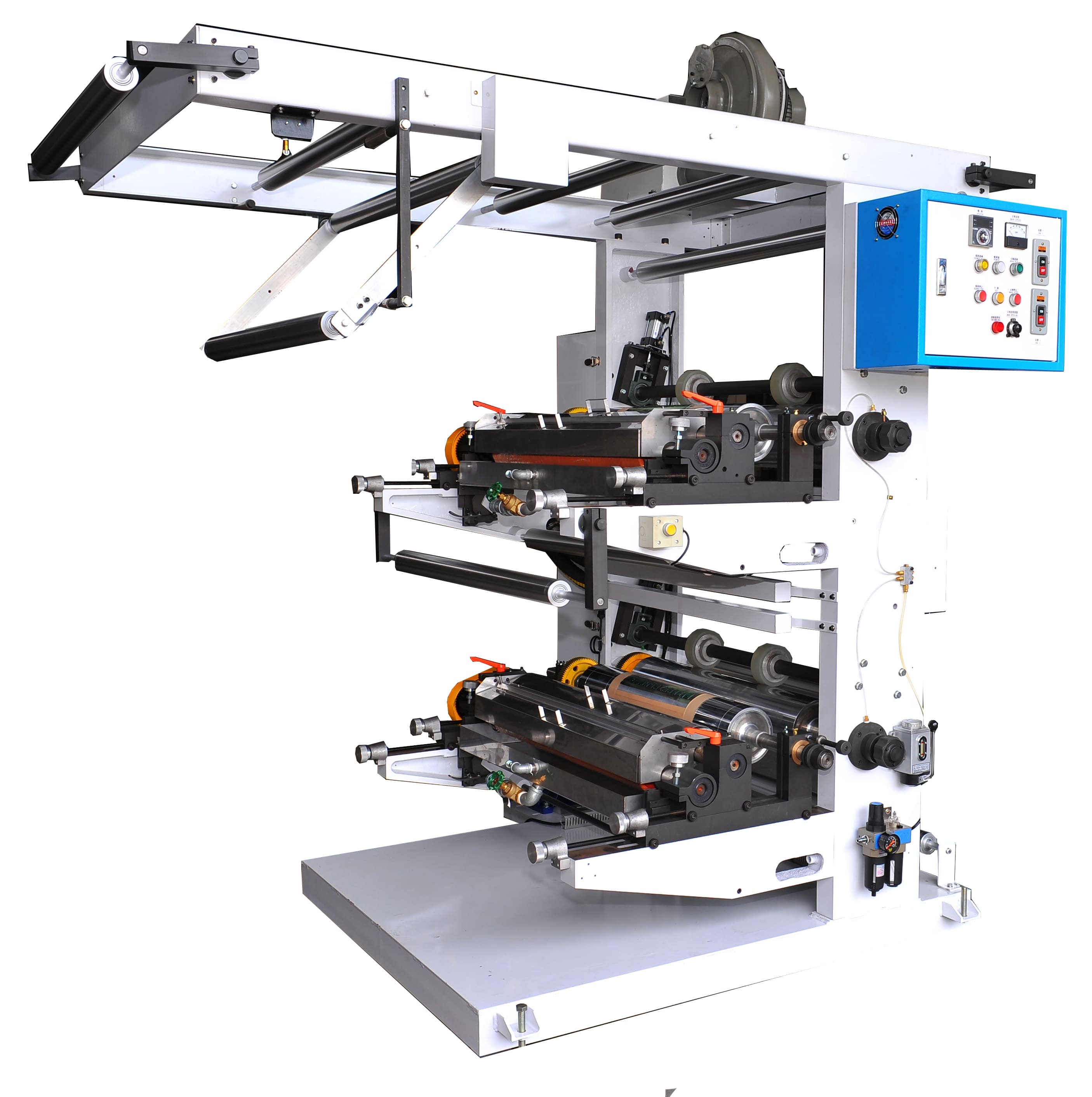 inline 2 color number press