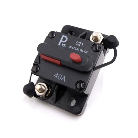 Photo-Top 40 Amp 48VDC,Surface-Mount & Waterproof Circuit Breakers with Manual Reset for Auto Boat Marine 12V Photo-Top 40 Amp 48VDC,Surface-Mount & Waterproof Circuit Breakers with Manual Reset for Auto Boat Marine 12V
