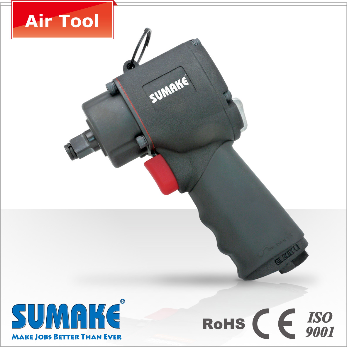1/2" Super Duty Mini Jumbo Hammer Air Impact Wrench