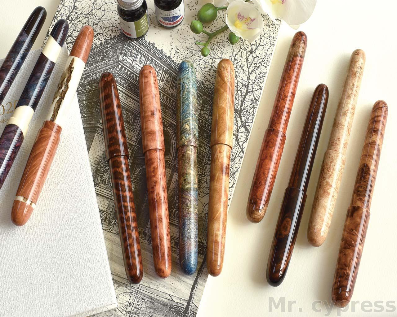 Flowing Gold with Cap fountain Pen