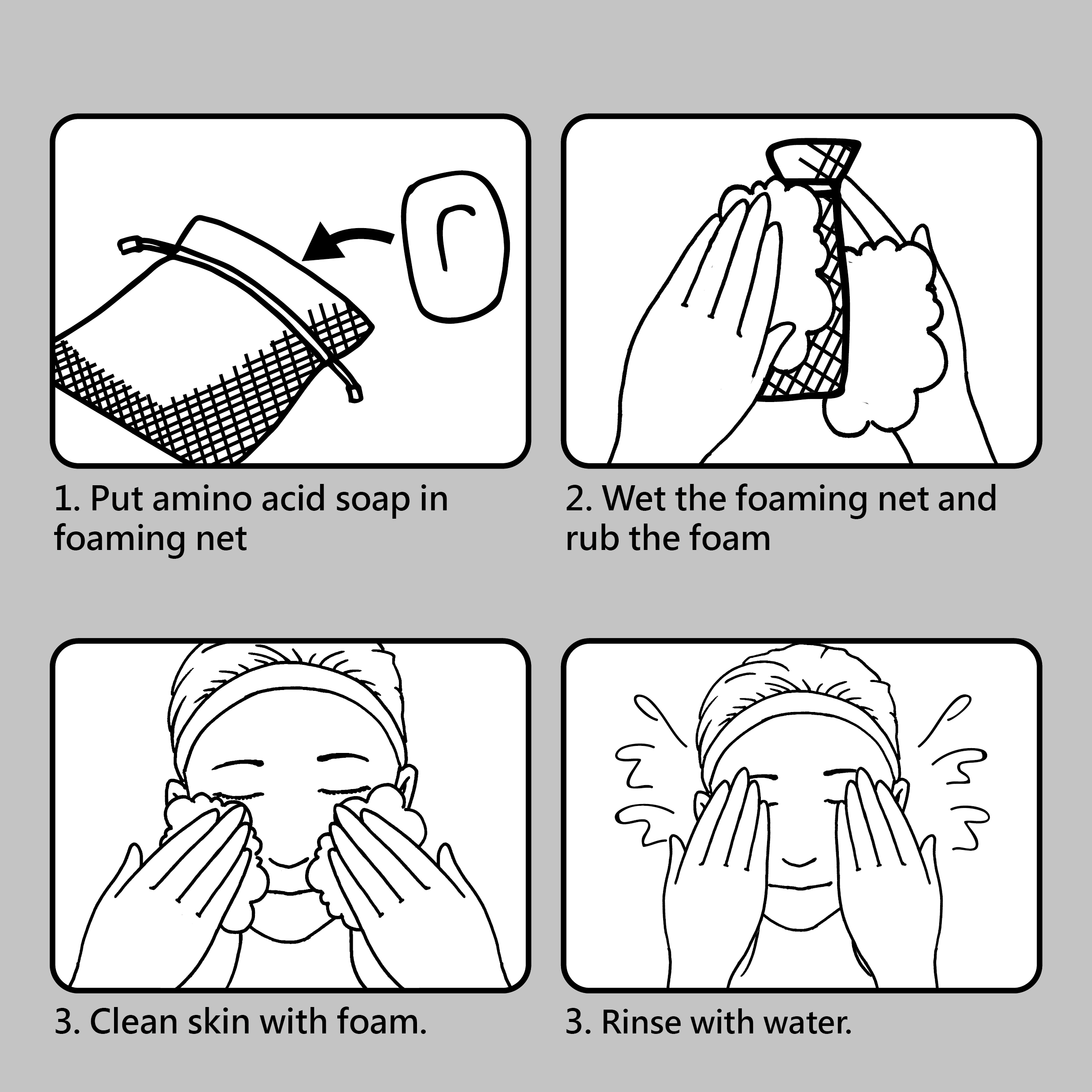 Beauty Product Crystal Amino Acid Handmade Soap for Skin Care