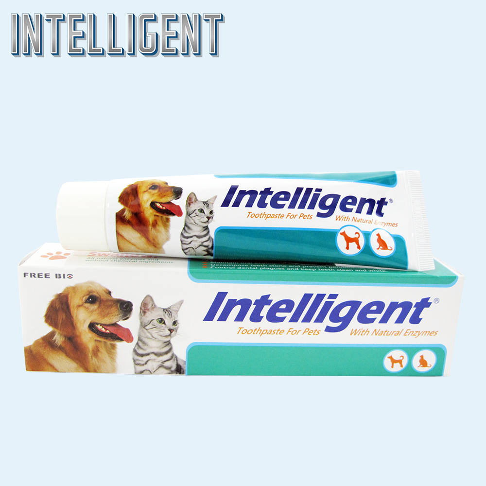 INTELLIGENT Enzyme Dog Care Toothpaste without Dog Toothbrush can