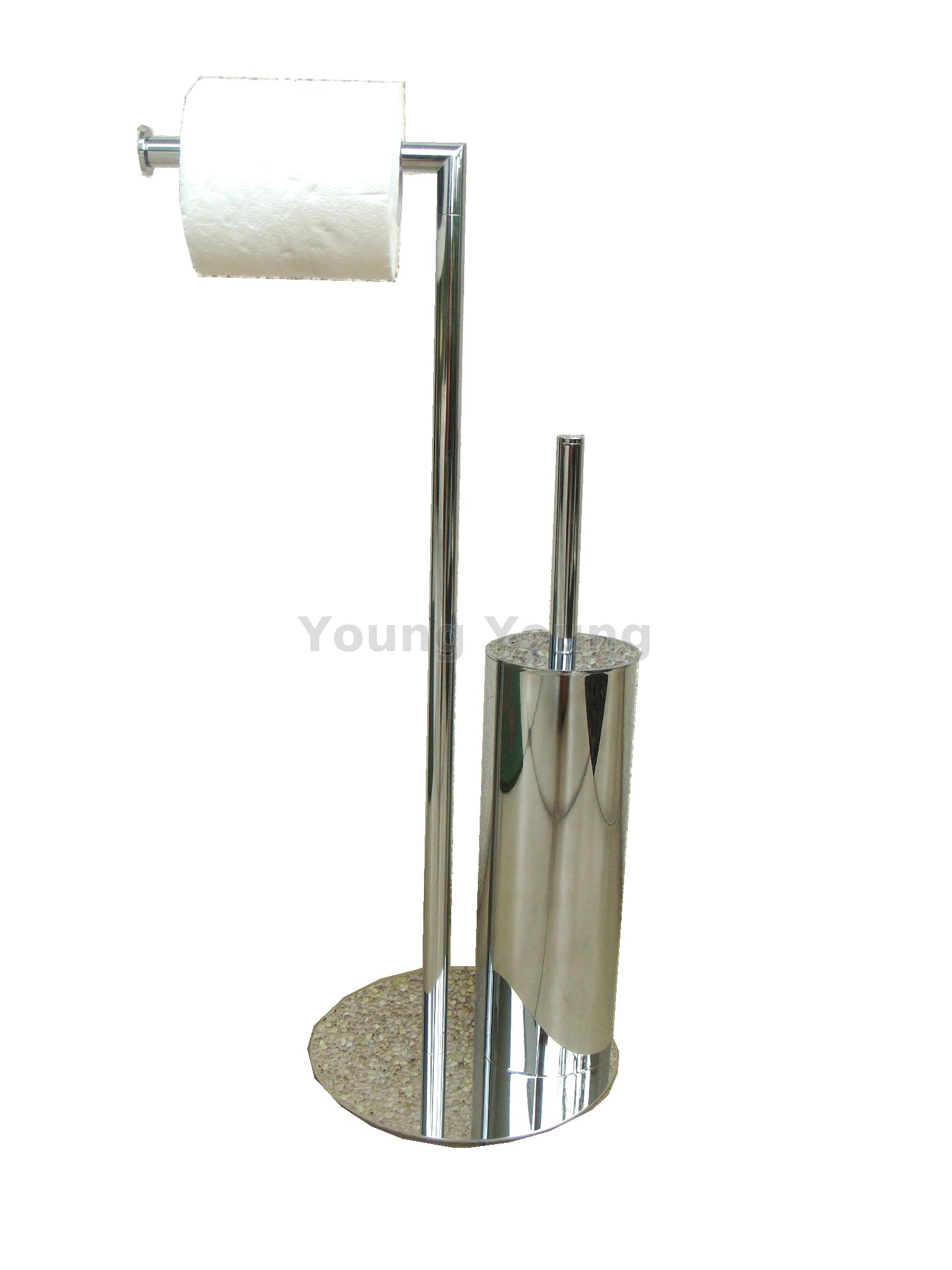 toilet roll and brush holder