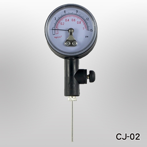 METAL BALL PRESSURE GAUGE + 1PC METAL NEEDLE