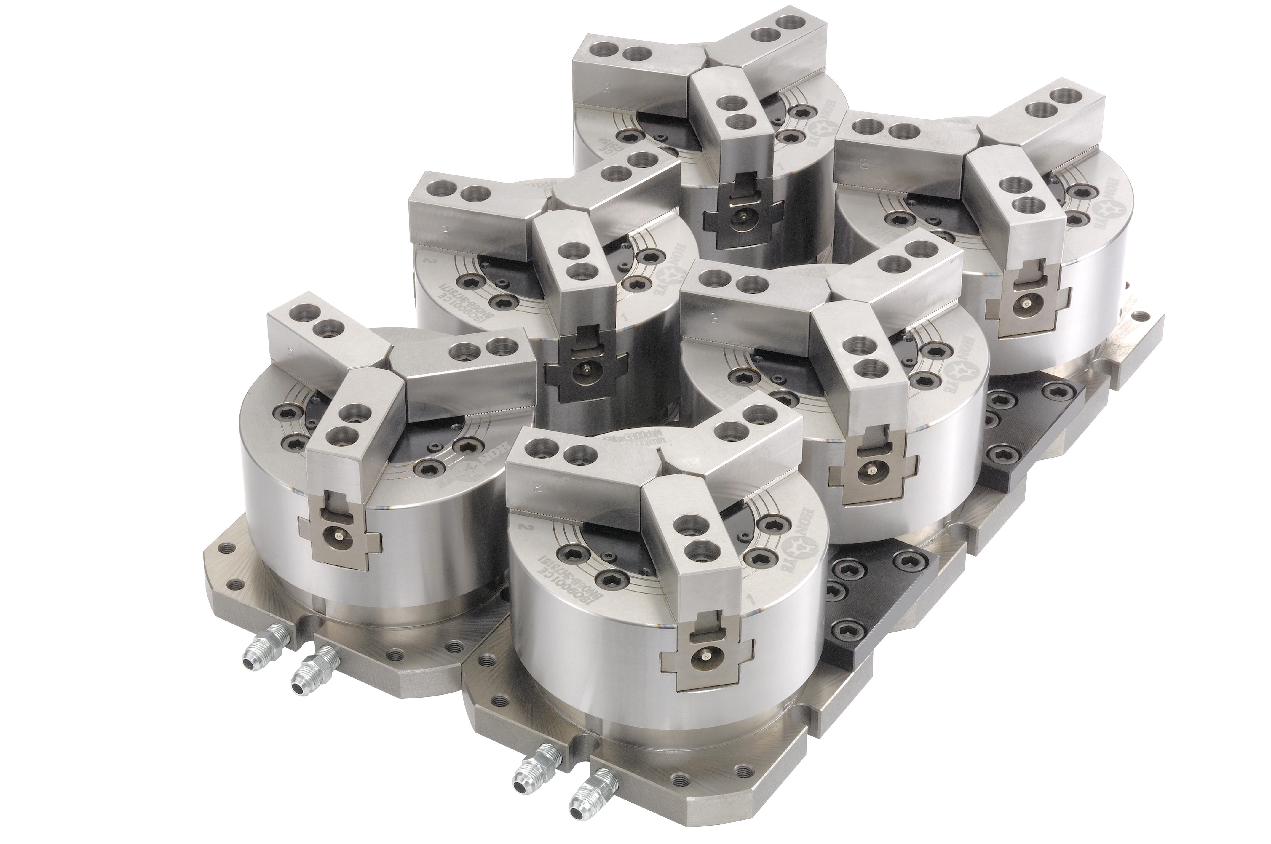 Multiple Rotating Fixture PNEUMATIC MULTIPLE FIXTURES FOR MACHINING CENTERS,Mechanical Parts ...
