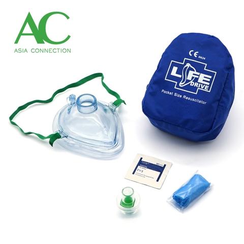 Adult CPR Pocket Mask in Soft Case/Pocket Mask