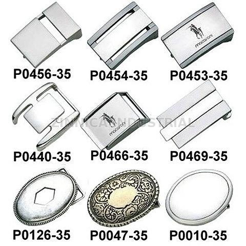 35mm Belt Buckles Rectangle/ Square/ Oval Shape with Logo