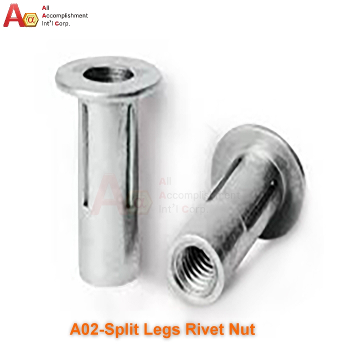A02Split Legs Rivet Nut