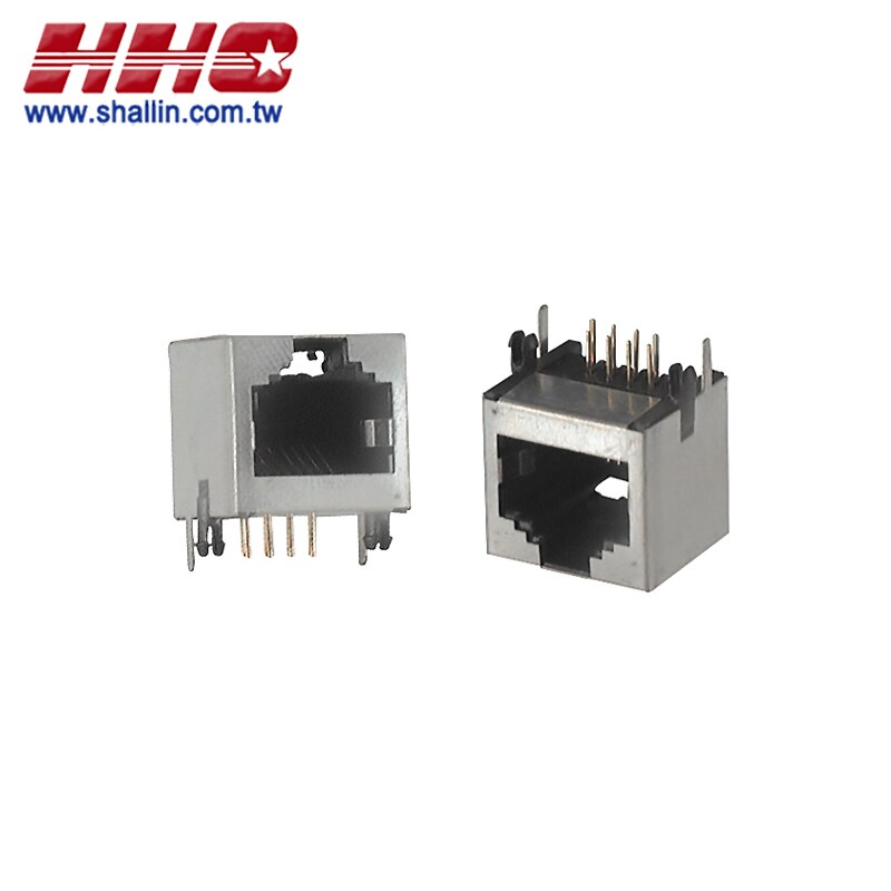 Modular shielded jack 8P8C (RJ45), RoHS Directive-compliant | Taiwantrade