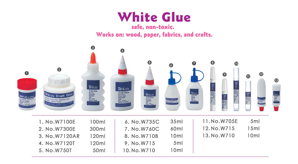 Craft & Office Glue Standard White Glue & Wood Adhesive SHEENFULL