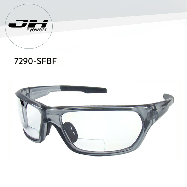 Taiwan ansi z87 1 protection bifocal safety glasses JH 