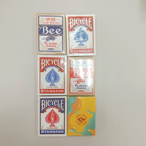 Water based playing card varnish for Casino application