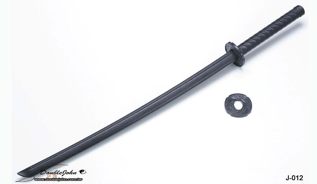 J012,PP sword,Plastic sword,Polyethylene sword,Japanese sword,black